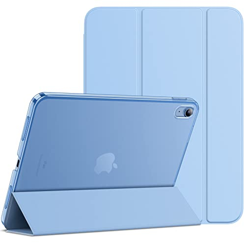 JETech Case for iPad (A16) 11th/10th Generation (2025/2022), Slim Stand Hard Back Shell Cover with Auto Wake/Sleep (Blue)