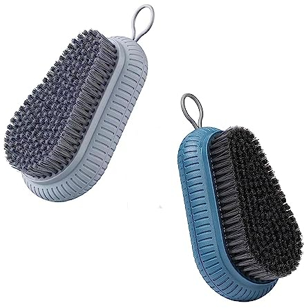 Taicols 2 Stück Robuste Nagelbürste, Fingernagel Peeling Bürste, Multifunktionale Langlebige Steife Borsten Nagel Peeling Bürste, Hand und Nagel Reinigungsbürste für Männer und Mechaniker