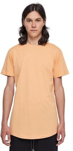 Urban Classics Herren TB638-Shaped Long Tee T-Shirt, paleorange, M