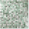 10pcs Stick on Tiles for Kitchen, Brushed Aluminium Green Peel and Stick Wall Tiles Stickers, 30cm x 30cm Waterprof Self Adhensive Tile Backsplash for Bathroom