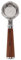 58mm Bottomless Portafilter, 3 Ears Design Portafilter with Solid Wood Handle for Coffee Machines (A Style Redwood)