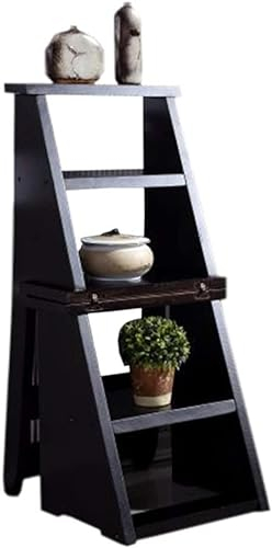 CATANK Klappbarer Fußhocker, zusammenklappbare Trittstufe, einziehbarer Tritt, robuster und langlebiger Tritthocker aus massivem Holz, hoher Hocker, Wechselschuhbank, Badezimmermode, Mult