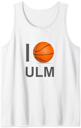 I Love Ulm Basketball TShirt für Ulmer an der Donau Tank Top