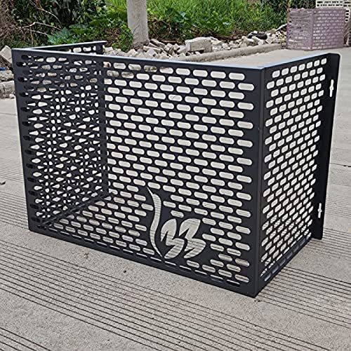 Außenklimaanlagen-Bildschirm, Sichtschutzzaun, versteckte Außenabdeckung der Klimaanlage, diebstahlsichere, robuste Aluminium-AC-Abdeckung für Außenkondensator, Pool-Ausrüstung, Sichtschutz,