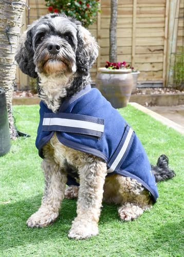 Rhinegold Hunde-Fleece, 55 cm, Marineblau