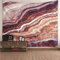 Sxakswol Wandteppich Groß Marmor Wandteppich 200x200 Wandbehang Granitstein, Tapisserie 3D Wandtuch Aesthetic Wandteppiche für Wohnzimmer Schlafzimmer Wohnheim Wanddeko a-4146