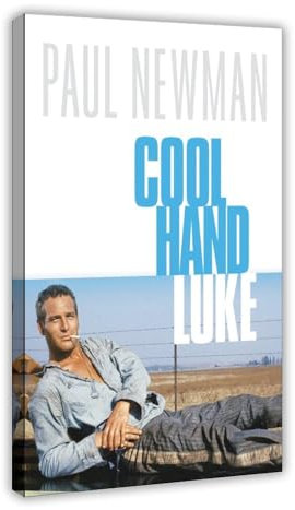 gyhac Coole Hand Luke (1967) Leinwand Matte Seide Leinwand Poster Schlafzimmer Dekor Landschaft Büro Zimmer Dekor Geschenk 50 x 75 cm