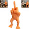 Hliloy Mittelfingerfigur mit Beinen, Mittelfinger-Geschenke, lustiges Mittelfinger-Dekor, Schreibtischzubehör, lustige Figur, Gag-Geschenke, Heimbüro-Schreibtischdekoration, Mittelfinger-Ornament