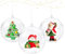 Truevaste Weihnachtskugeln zum Befüllen 10cm, 20 Stück Weihnachtskugel Durchsichtig, DIY Durchsichtige Kugeln Mit Aufhängeloch und Lanyard, für Weihnachtsbaum, Hochzeit, Party Dekoration