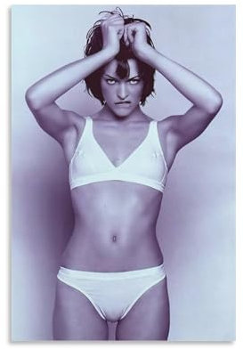 SANWYA Retro-Poster mit weiblichem Stern, Dekoration, Milla Jovovich, Poster, Leinwandkunst, Poster und Wandkunst, Gemälde, ungerahmt, 20 x 30 cm
