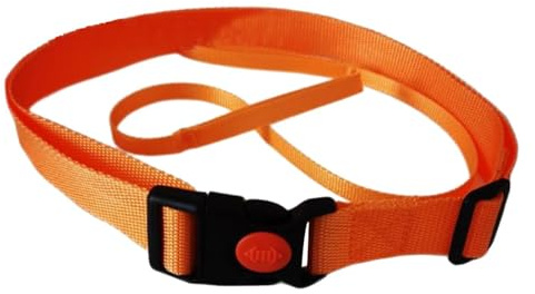 Schwimmtrainingsgürtel, Schwimmleine, Haltegurt Schwimmen, verstellbar, stabiles Material, 115 cm, Orange, Schwarz, Grün, für Pools, offenes Wasser, Schwimmübungen