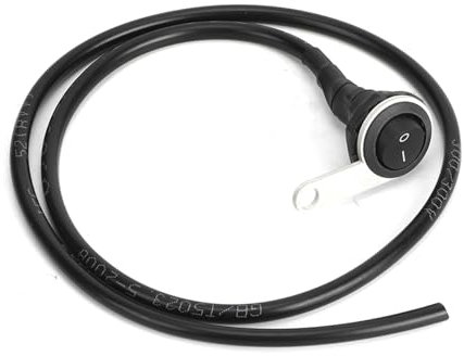 Faretto universale 22 mm per manubrio con pulsante di ritorno automatico, interruttore a tenuta stagna 12 V per modifica moto, interruttore per manubrio per bici elettrica ATV