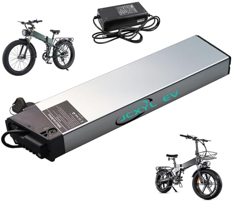 JCXYL EV Batteria per Bici Pieghevole 36V 10Ah 13Ah 15Ah 16Ah 17Ah — Pacchi Batterie al Litio per Bici Elettriche 48V 10.4Ah 11.6Ah 12.8Ah 13.6Ah 14Ah,48v 12.8ah