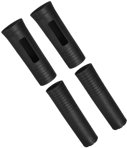 sourcing map Wireless Handheld Microphone Handle Sleeve Rubber Handle Covers Silicone 4 x 14cm Protective Mic Sleeve for Karaoke Performance Stage, Black