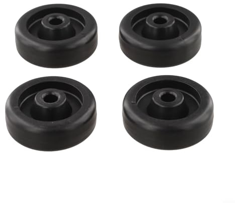 Nylon-Rollen für Laufband und Heimtrainer, mit 55 mm Außendurchmesser und austauschbarer 8/10 mm Bohrung (ID 8 mm), 4 Stück
