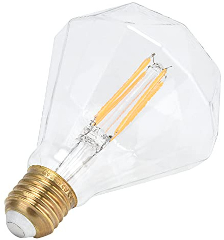 Xiuganpo Ampoule à Filament LED Vintage 4W, Lampe Décorative à intensité Variable pour éclairage Intérieur, Salle à Manger, Chambre à Coucher, Verre 220V (Transparente)