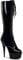 Pleaser Delight-2023, Stivali con Gambale Corto Donna, Nero Nero Blk STR Pat Blk, 37 EU