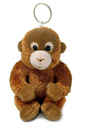 Mimex WWF00282 - WWF Schlüsselring Orang Utan 10 cm