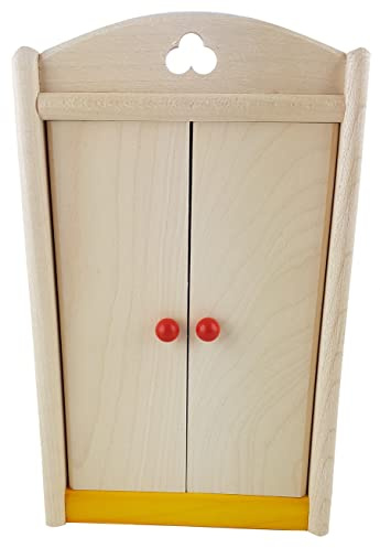 Rülke Holzspielzeug 22699 Puppenhauszubehör, holzfarben, gelb, rot