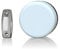 Dereve Wind Up Doorbell - White Dome