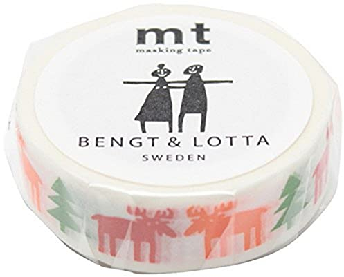 Mt Washi Masking Tapes MT Bengt & Lotta - Happy Moose by Mt Masking Tape