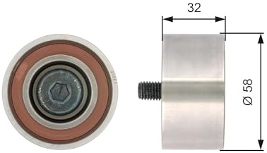 GATES PowerGrip Tensioner T42141
