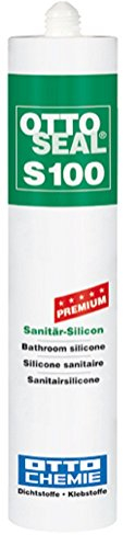OTTOSEAL-S-100-300ml Kartusche Premium Sanitär Silikon 1390394 -C94 SILBERGRAU