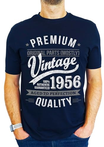 1956 Vintage Year - Aged to Perfection - 70th Birthday Gift | Present Mens T-Shirt