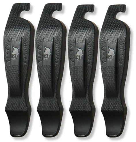 50 Strong | Bike Tire Levers & Tire Tool, Set of 4, Road, MTB & BMX