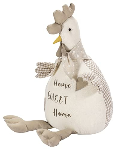 SPOTTED DOG GIFT COMPANY Türstopper Huhn, Tier Türstopper Boden Sack, Schwer Stoff Türstopper, Hühner Deko, Geschenke für Tierliebhaber 1,5 kg