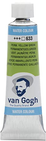 Van Gogh Peinture aquarelle, tube 10ml, Vert jaunâtre permanent 633