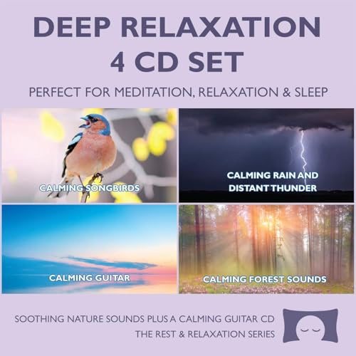 Tiefenentspannung – 4-Alben-Set mit Naturklängen – Für Meditation, Entspannung und Schlaf – Das perfekte weiße Rauschen der Natur