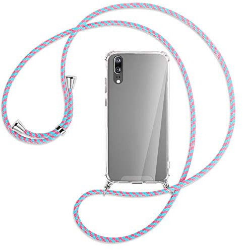 mtb more energy Handykette kompatibel mit Huawei P20 (5.8'') - Candyland - Smartphone Hülle zum Umhängen - Anti Shock Full TPU Case