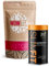 WOW TEA: Dual Box - Tee & Abnehmen pulver | Tee Fettverbrennung & Detox Tee | 9 Superfoods | Diät und Schlank Tee - 100% Bio | 300g, Made in EU