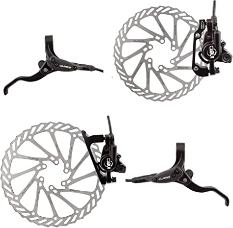 Clarks Clout-1 Hydraulic Disc Brake Paar Post/is Mount 180/160 mm Mineralöl