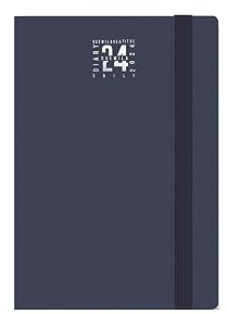 Taschenkalender 2022 mit Gummizug 9 x 15 – Blau