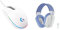 Logitech G203 LIGHTSYNC Gaming Mouse + Logitech G435 LIGHTSPEED & Bluetooth Wireless Gaming Headset, White