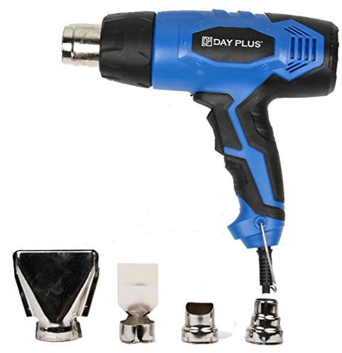 Corded Electric Heat Gun 2000W - Professional Hot Air Gun with 2 Heat Settings (300℃ & 600℃) & 4 Nozzles - Stripping Paint, Welding Pipe, Shrinking PVC, Crafts, DIY Home Decoration - Ergonomic Handle