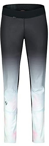 Ziener Damen Nura Softshell Hose Langlauf Tight winddichte elastische, Black.cloudy Rainbow, 42 EU
