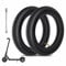 Yungeln 2 Stück 8,5 Zoll Doppelte Stärke Scooter Schlauch 8 1 / 2x2 Ersatzreifen mit Winkelventil 45° inkl. kompatibel für Xiaomi 1S / M365 / Pro Elektro Scooter