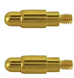 2PCS Pogo Pin Connector Spring Screw Leitfähiger Gewinde Test Pin,C1-5×18.5(1A) M3