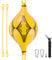 KENANLAN Speed ​​Bags for Boxing Double End Bag Speed ​​Ball, Universal Suspended Speed ​​Ball Double End Boxing Ball with Pump and Hook (Yellow)