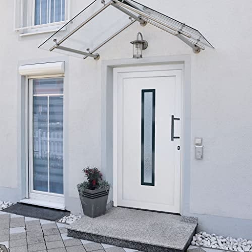 INLIFE Porta d'ingresso in PVC, 108 x 200 cm, 42,3 kg, 3157082