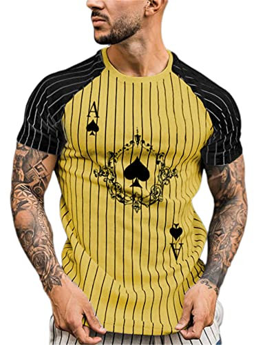T-Shirt Herren 3D Druck Lustige Grafik T-Shirt Sommer Casual Kurzarm Shirt Crew Tees Top Fitness Streetwear Herren Sommer Kurzarm Herren SK-15 5XL