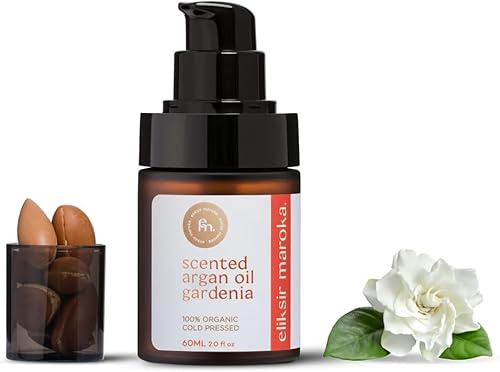 ARGAN-ÖL DUNKELNAGEL 100% rein, Natur und Kalt geprägtes Öl, Für Körperhaut Nägel Augenbrauen Gesichtsnägel, für Dehnungsstreifen, Feuchtigkeitsspendend Organisch, mit Vitamin E Antioxidantien