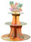 Zundo 3 Etagen Cupcake Display Turmständer, Wiederverwendbar, Kuchenständer Pappe, Cupcake Ständer (Bagger)