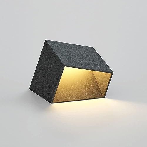 Fábrica fuerte LED al aire libre poste tapa luz 3000 K luz cálida lámpara de camino de césped moderna cerca con cable de alto voltaje cubierta columna lámpara linterna IP65 impermeable poste luz para