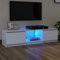 FENLAX Mueble Televisión Moderno Aparador TV Mueble TV Bajo Armário de TV 140x40x35,5 cm Blanco