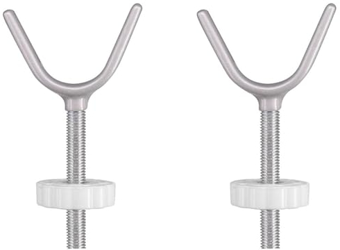 Y-förmiger Adapter Für Babygitter, Y Spindel zur Befestigung,Kindergitter and Treppengeländern,Erweiterung des Treppenschutzgitters,für Treppenschutzgitter für Babys und Haustiere (Weiß, 2 Stück)