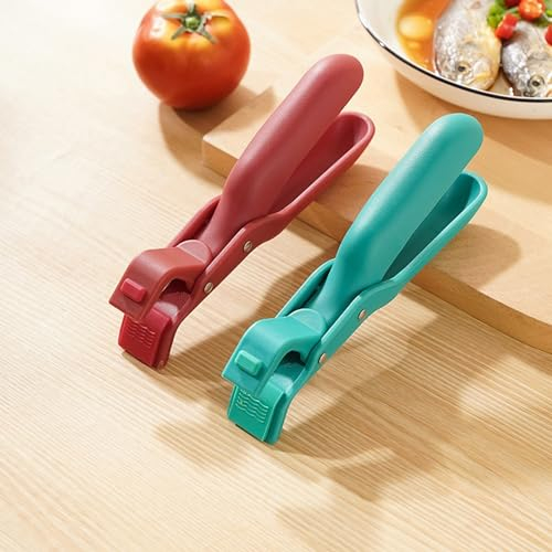 Multi-Purpose Anti-Scald Bowl Holder Clip for Kitchen, Anti-Scalding Hot Plate Tongs Bowl Clips, Silicone Non-Slip Heat Insulation Anti-Scald Clip, Anti-Scald Clip for Toaster Oven, Pizza Pan (2PCS)